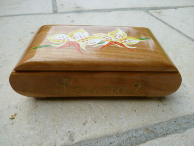 BMOV Coffret T1 merisier decor orchidée BMOV Coffret T1 merisier decor orchidée